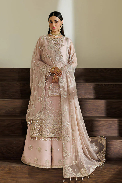 Alizeh Embroidered Chiffon Suit AF-BHM-4076-Reef