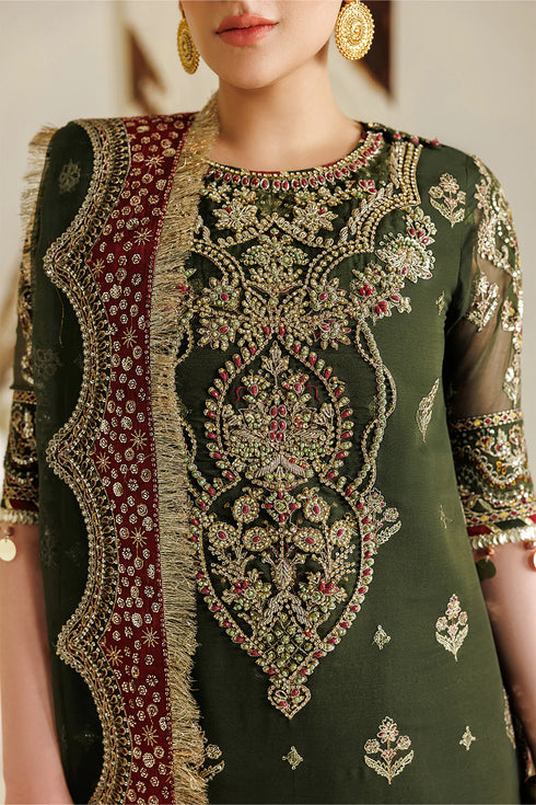 Alizeh Embroidered Chiffon Suit AF-BHM-4075-Hyan