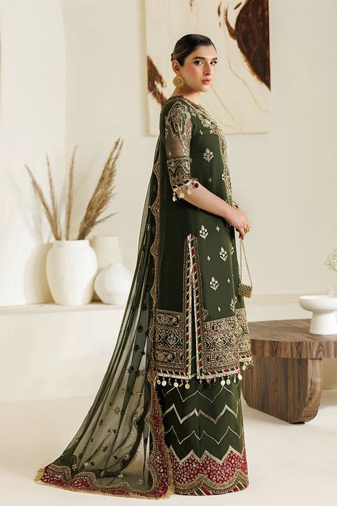 Alizeh Embroidered Chiffon Suit AF-BHM-4075-Hyan