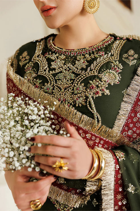 Alizeh Embroidered Chiffon Suit AF-BHM-4075-Hyan