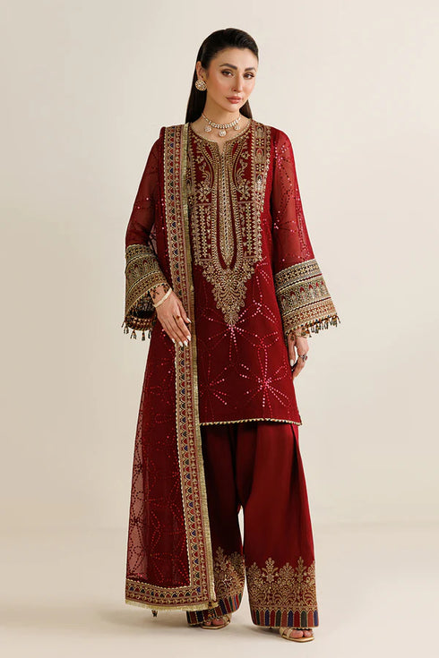 Jazmin Embroidered Chiffon Suit UC-3124