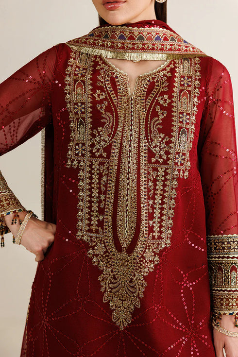 Jazmin Embroidered Chiffon Suit UC-3124