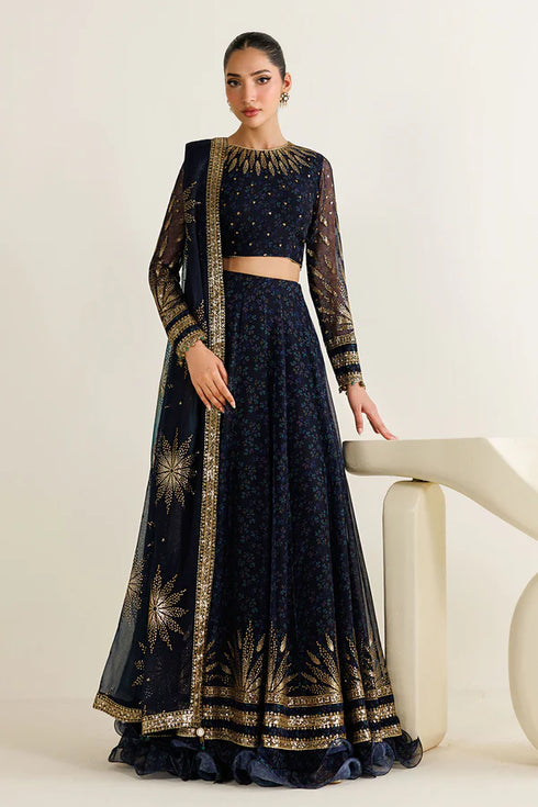Jazmin Embroidered Chiffon Suit UC-3103