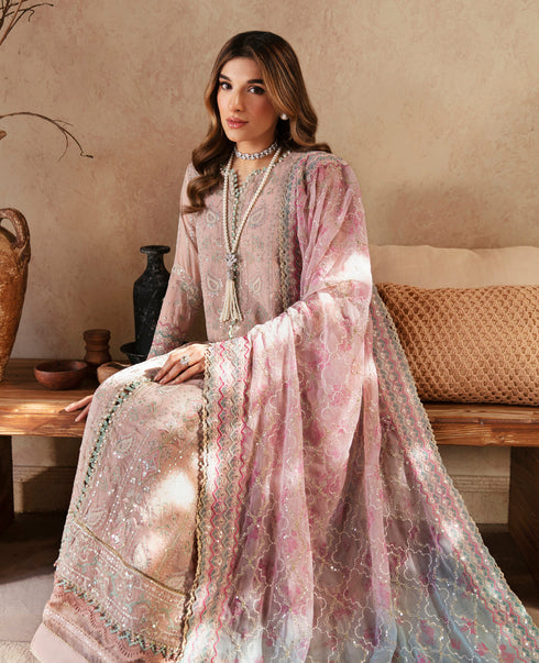 Xenia Embroidered Chiffon 3-Piece Suit TAROOB