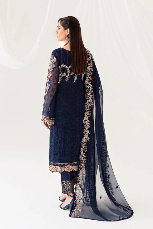 Ramsha Embroided Chiffon 3 Piece suit D-1011