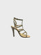 Nude Patent Ankle Strap Heel BS-5 Stiletto