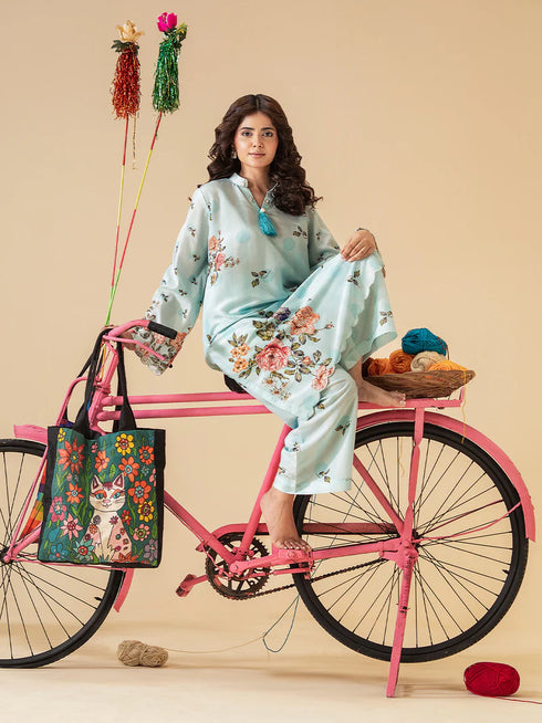 Allys Printed Lawn 2PC Suit ELAH- Pakistani Dresses