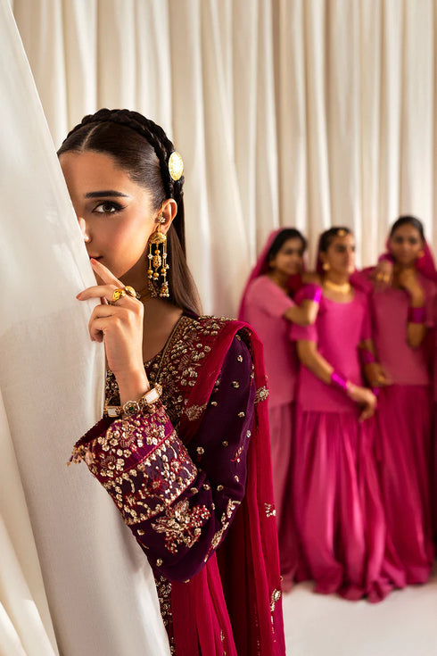 Eman Adeel Embroidered Chiffon Suit AVORIA