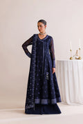 Farasha Embroidered Chiffon Suit Night Prism
