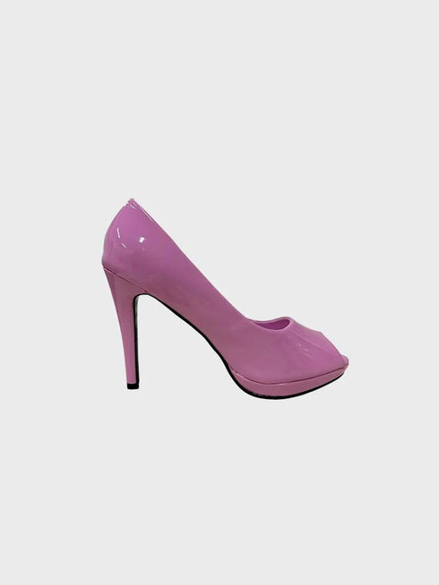 Pink Patent Heel 12926