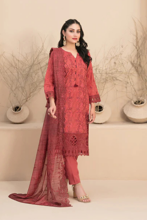 Tawakkal Embroidered Lawn Suit D-3188