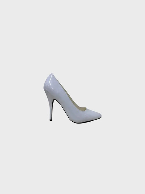 White Patent Heel 12924