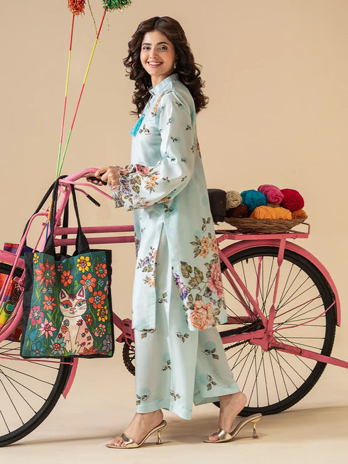 Allys Printed Lawn 2PC Suit ELAH- Pakistani Dresses