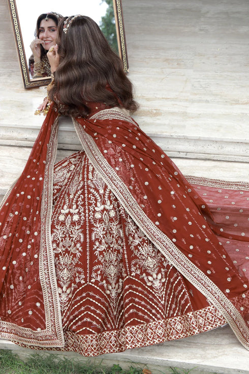 Gulmina Embroidered Chiffon Suit Eshaal