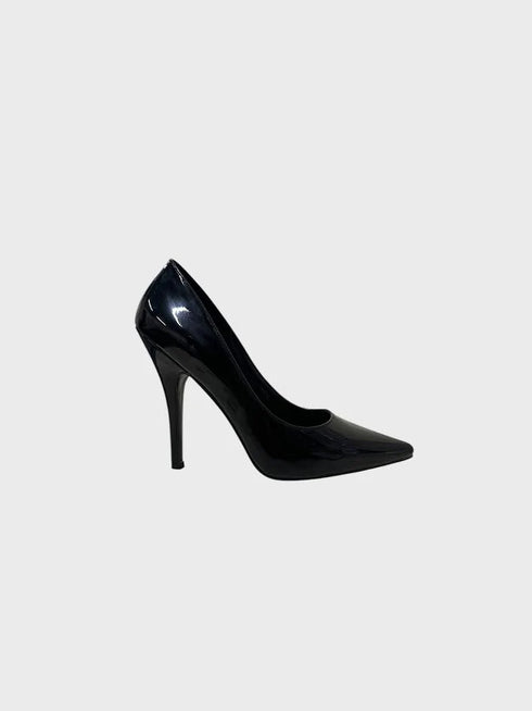 Black Patent Heel 12923