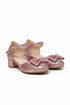 Kids Pink Glitter Shoes BS-608