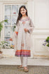 Lush Embroidered Cotton 3 Piece Suit L-133