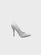 White Matte Heel 12924