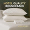 Hotel Quality Bounce Back Pillows with Pillow Case 2 Pack Soft Luxury Bed Pillow
