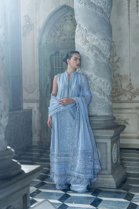 Sobia Nazir Embroidered Luxury Lawn suit Design 2B