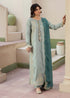 Zarqun Embroidered Raw Silk 3PC Suit 25103B