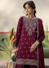Zarqun Embroidered Raw Silk 3PC Suit 25104A