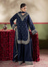 Zarqun Embroidered Raw Silk 3PC Suit 25101B
