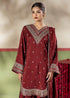 Zarqun Embroidered Raw Silk 3PC Suit 25101A