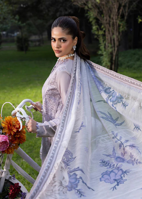 Zarqun Embroidered Lawn 3PC Suit 2613-A