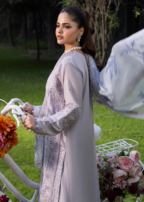 Zarqun Embroidered Lawn 3PC Suit 2613-A