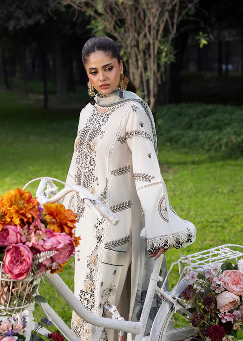 Zarqun Embroidered Lawn 3PC Suit 2614-B