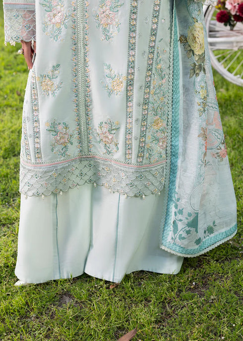 Zarqun Embroidered Lawn 3PC Suit 2615-A