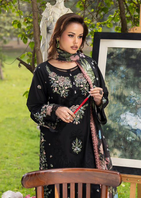 Zarqun Embroidered Lawn 3PC Suit 2617-A