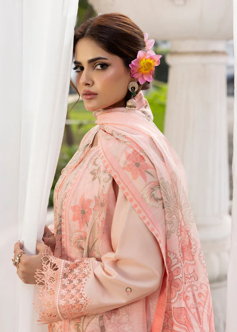 Zarqun Embroidered Lawn 3PC Suit 2618-A