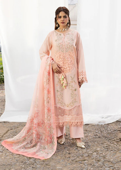 Zarqun Embroidered Lawn 3PC Suit 2618-A