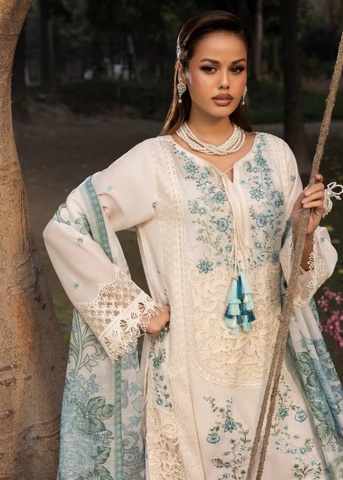 Zarqun Embroidered Lawn 3PC Suit 2618-B