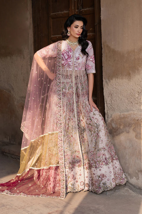 Iznik Embroidered Silk 3 Piece Suit ILC-08