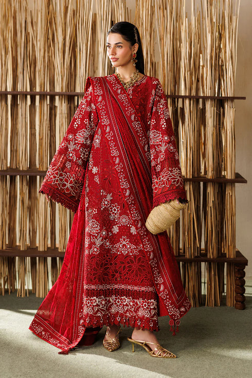 BAROQUE EMBROIDERED LAWN EL26-D05