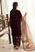 Barqoue Embroidered Velvet Suit UF-250