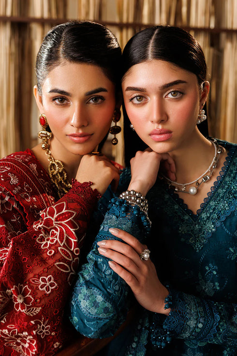 BAROQUE EMBROIDERED LAWN EL26-D05