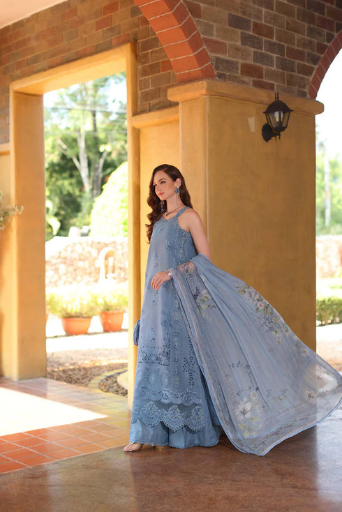 Noor By Saadi Asad Lawn 3 Piece Suit D3-A-Mirelle