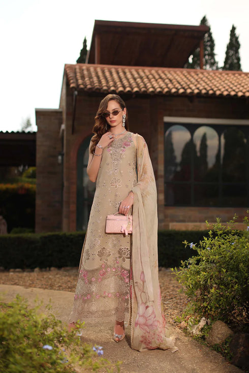Noor By Saadi Asad Lawn 3 Piece Suit D9-B-Velisse