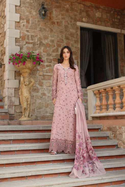 Noor By Saadi Asad Lawn 3 Piece Suit D1-B-Sorina