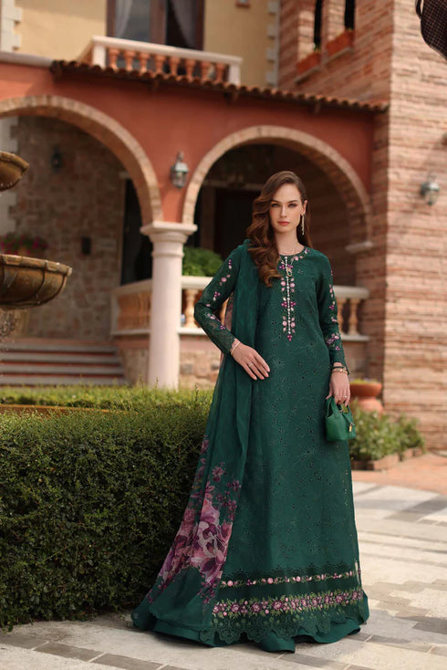 Noor By Saadi Asad Lawn 3 Piece Suit D1-A-Sorina