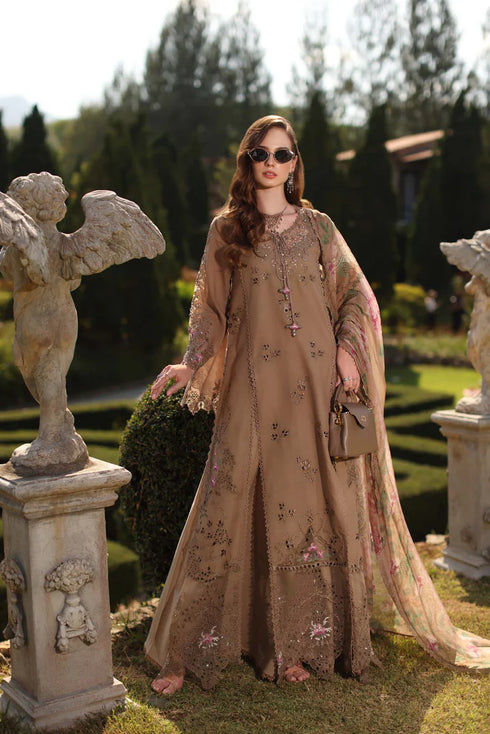 Noor By Saadi Asad Lawn 3 Piece Suit D8-A-Selene)