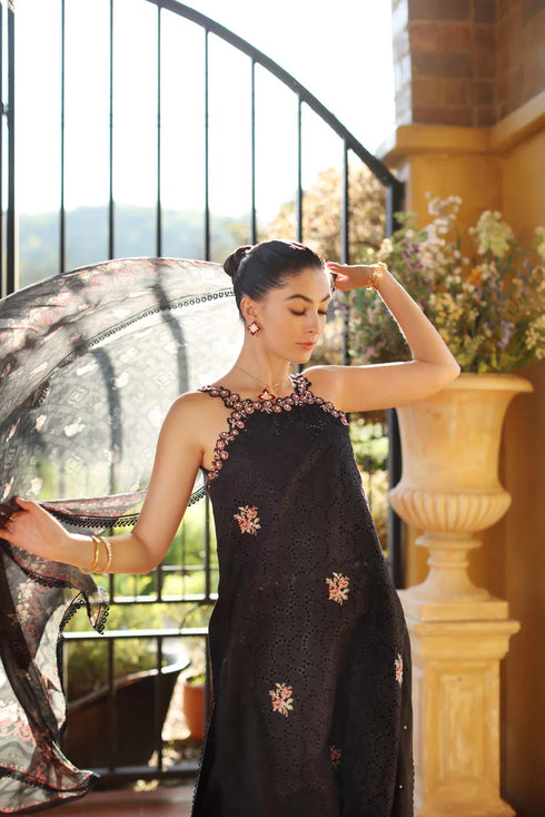 Noor By Saadi Asad Lawn 3 Piece Suit D5-B-Lunaria