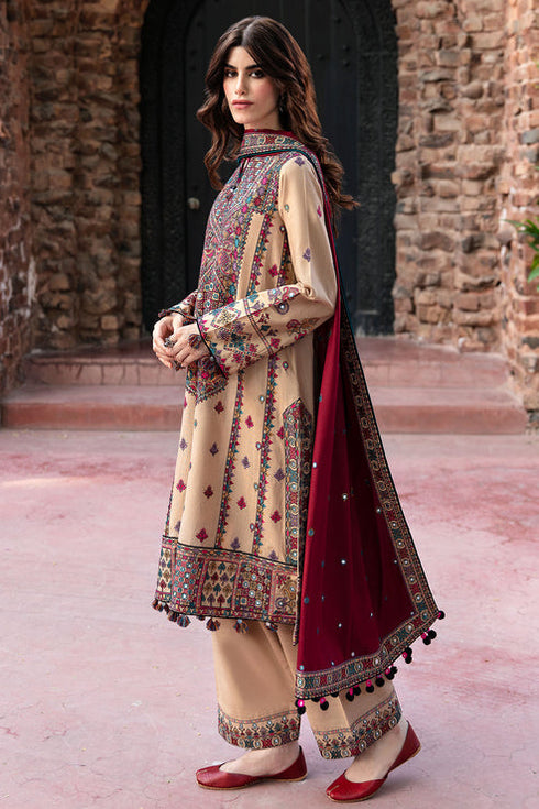 Jazmin Embroidered Khaddar 3 Piece suit DW23-D10