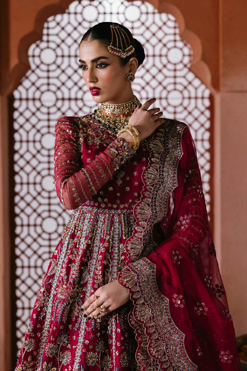 Akbar Aslam Embroidered Organza Suit Jahanara