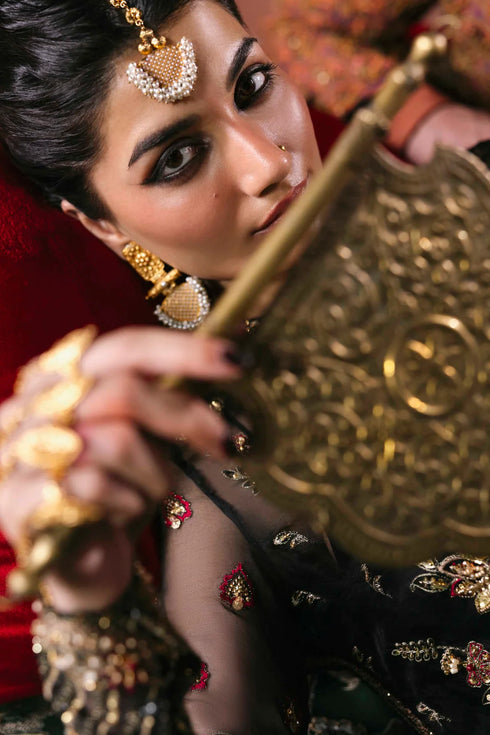 Akbar Aslam Embroidered Organza Suit Mehtab