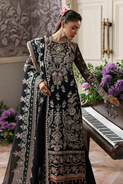 Akbar Aslam Net 3 Piece Suit Nocturne